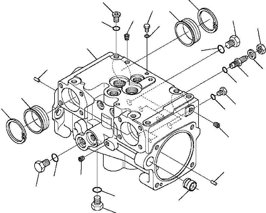 Skid Steer Loaders Komatsu / CK35-1 S/N A40001-UP(CK351) / H0620-6100 HYDRAULIC PUMP STANDARD (1/13)(H-003 : H0620-6100)