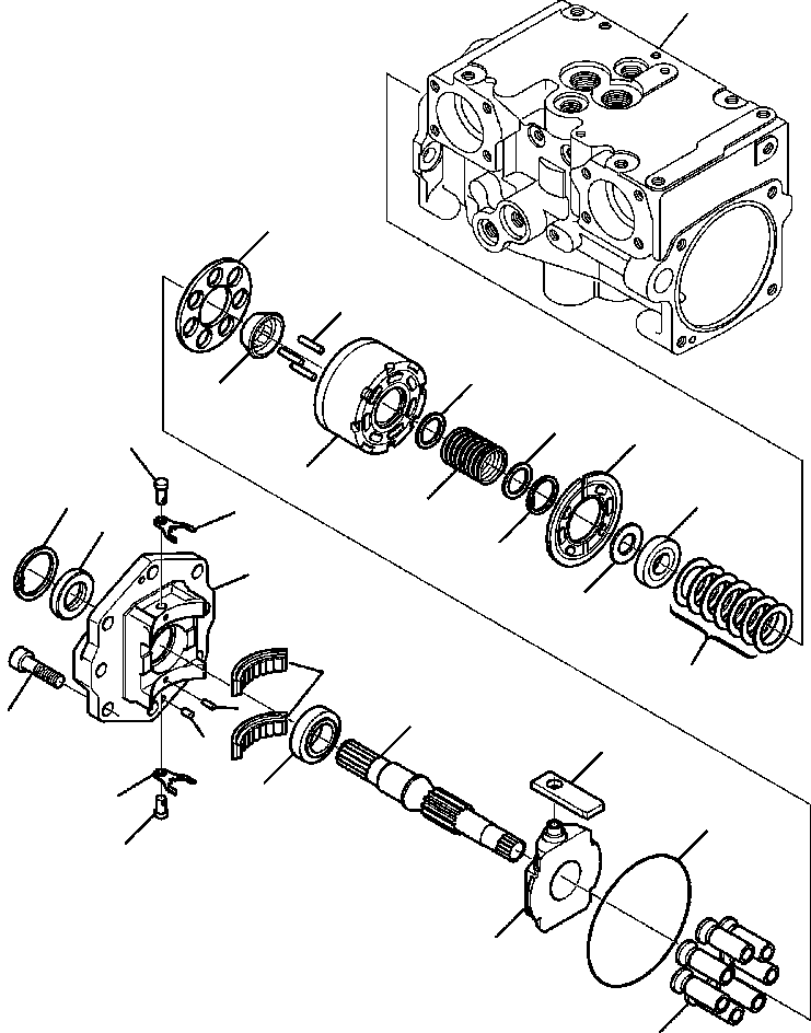 Skid Steer Loaders Komatsu / CK35-1 S/N A40001-UP(CK351) / H0630-6102 HYDRAULIC PUMP STANDARD (2/13)(H-005 : H0630-6102)