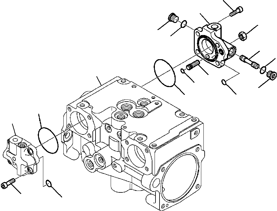 Skid Steer Loaders Komatsu / CK35-1 S/N A40001-UP(CK351) / H0650-6106 HYDRAULIC PUMP STANDARD (4/13)(H-011 : H0650-6106)