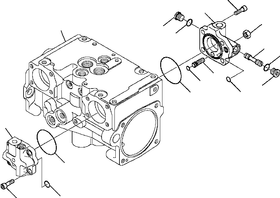 Skid Steer Loaders Komatsu / CK35-1 S/N A40001-UP(CK351) / H0810-6138 HYDRAULIC PUMP HIGH-FLOW (7/13)(H-049 : H0810-6138)