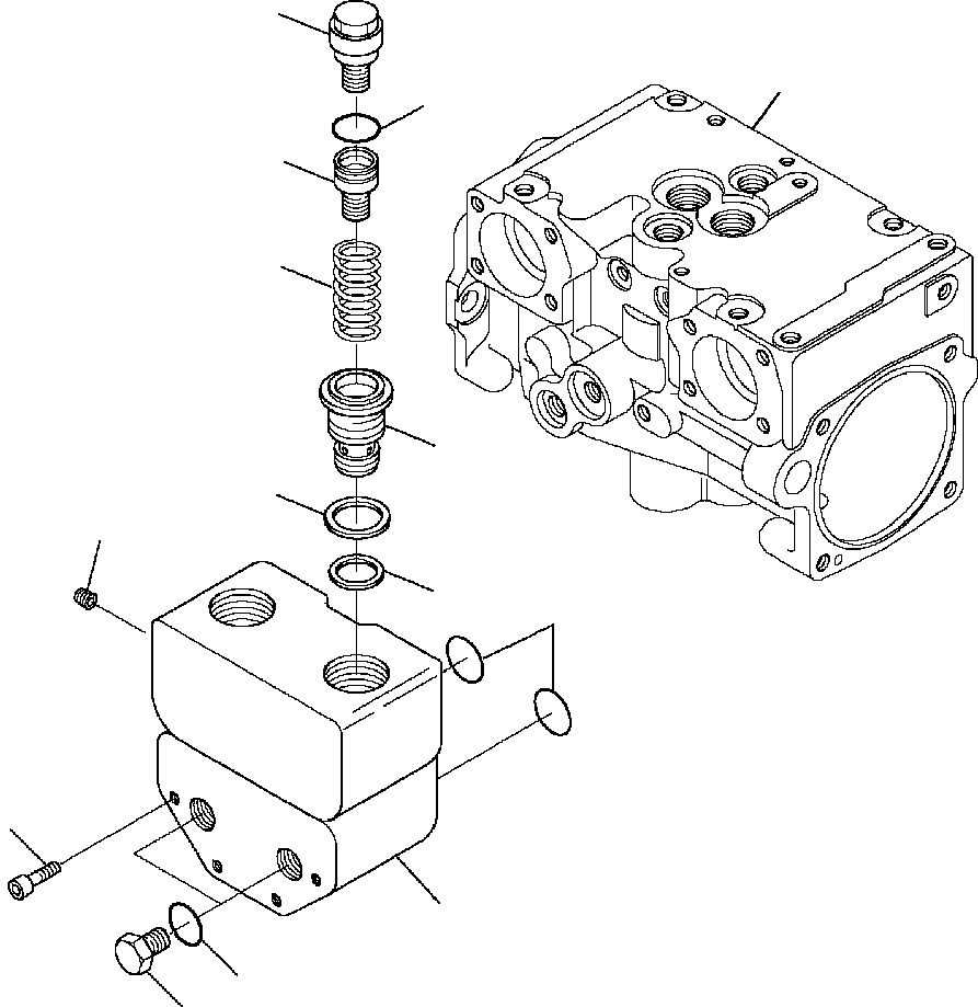 Skid Steer Loaders Komatsu / CK35-1 S/N A40001-UP(CK351) / H0740-6124 HYDRAULIC PUMP STANDARD (13/13)(H-031 : H0740-6124)