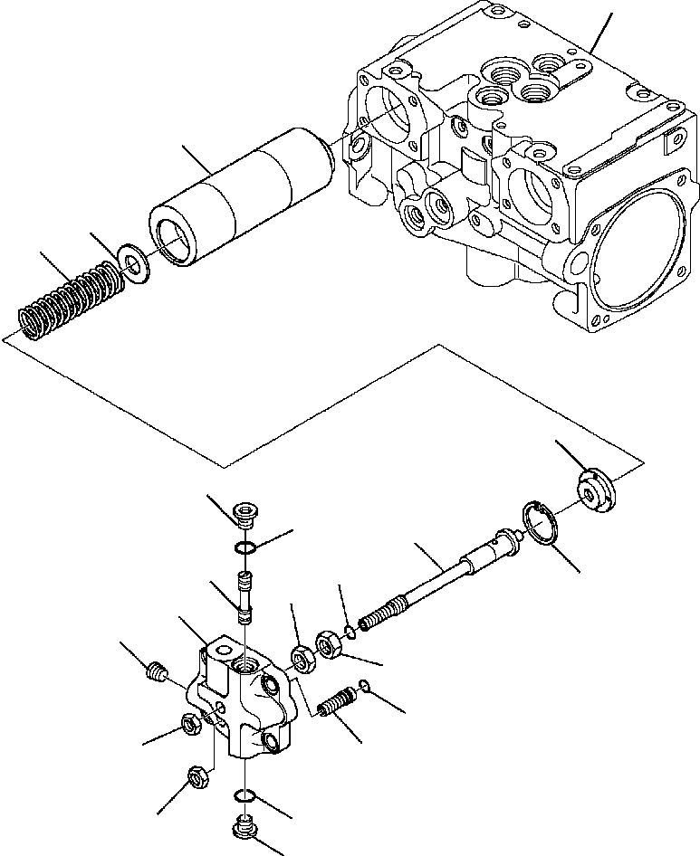 Skid Steer Loaders Komatsu / CK35-1 S/N A40001-UP(CK351) / H0770-6130 HYDRAULIC PUMP HIGH-FLOW (3/13)(H-039 : H0770-6130)