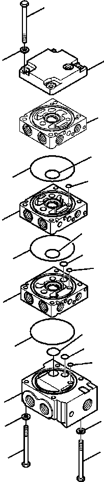 Skid Steer Loaders Komatsu / CK35-1 S/N A40001-UP(CK351) / H0860-6200 CONTROL VALVE STANDARD (1/11)(H-063 : H0860-6200)