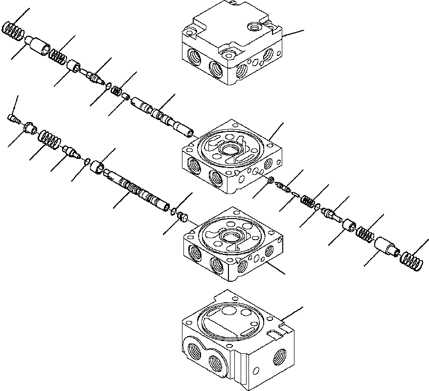 Skid Steer Loaders Komatsu / CK35-1 S/N A40001-UP(CK351) / H0980-6232 CONTROL VALVE FLOAT (2/11)(H-087 : H0980-6232)