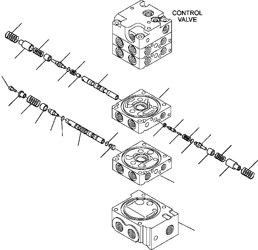 Skid Steer Loaders Komatsu / CK35-1 S/N A40001-UP(CK351) / H1200-6292 CONTROL VALVE SUPER HIGH-FLOW (2/13)(H-131 : H1200-6292)
