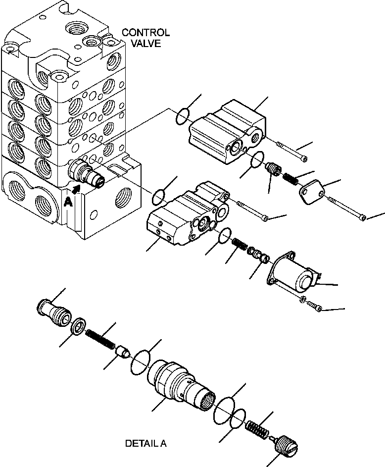 Skid Steer Loaders Komatsu / CK35-1 S/N A40001-UP(CK351) / H1240-6302 CONTROL VALVE SUPER HIGH-FLOW (7/13)(H-141 : H1240-6302)