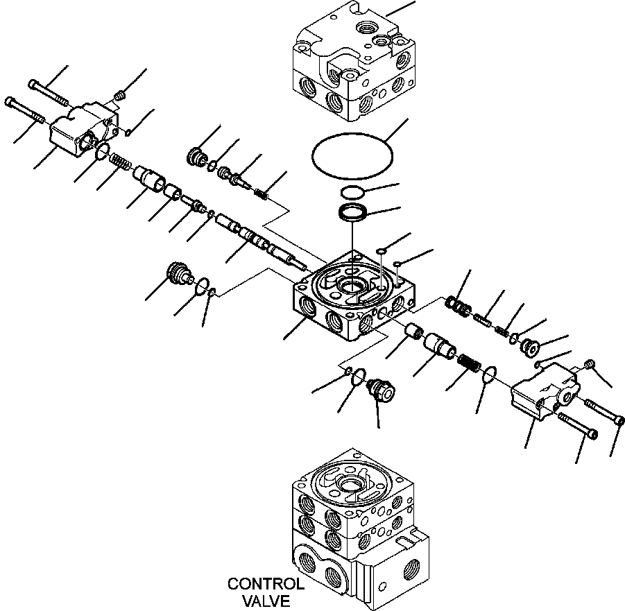 Skid Steer Loaders Komatsu / CK35-1 S/N A40001-UP(CK351) / H1290-6310 CONTROL VALVE SUPER HIGH-FLOW (11/13)(H-149 : H1290-6310)