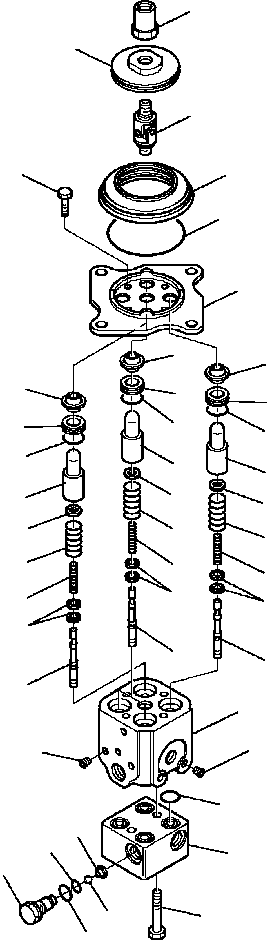 Skid Steer Loaders Komatsu / CK35-1 S/N A40001-UP(CK351) / H1420-6405 PPC VALVE TRAVEL(H-159 : H1420-6405)