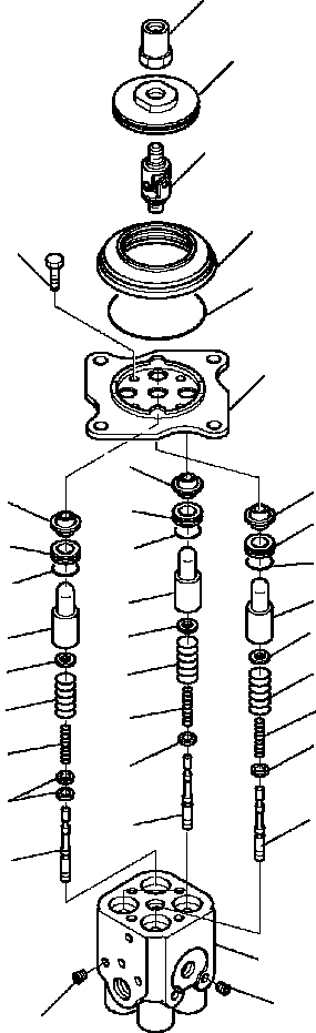 Skid Steer Loaders Komatsu / CK35-1 S/N A40001-UP(CK351) / H1449-6425 PPC VALVE TRAVEL - PATTERN CHANGE(H-171 : H1449-6425)