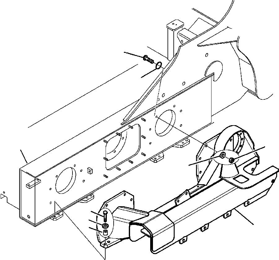 Skid Steer Loaders Komatsu / CK35-1 S/N A40001-UP(CK351) / J0370-3200 MOUNTING EQUIPMENT SHOE(J-007 : J0370-3200)