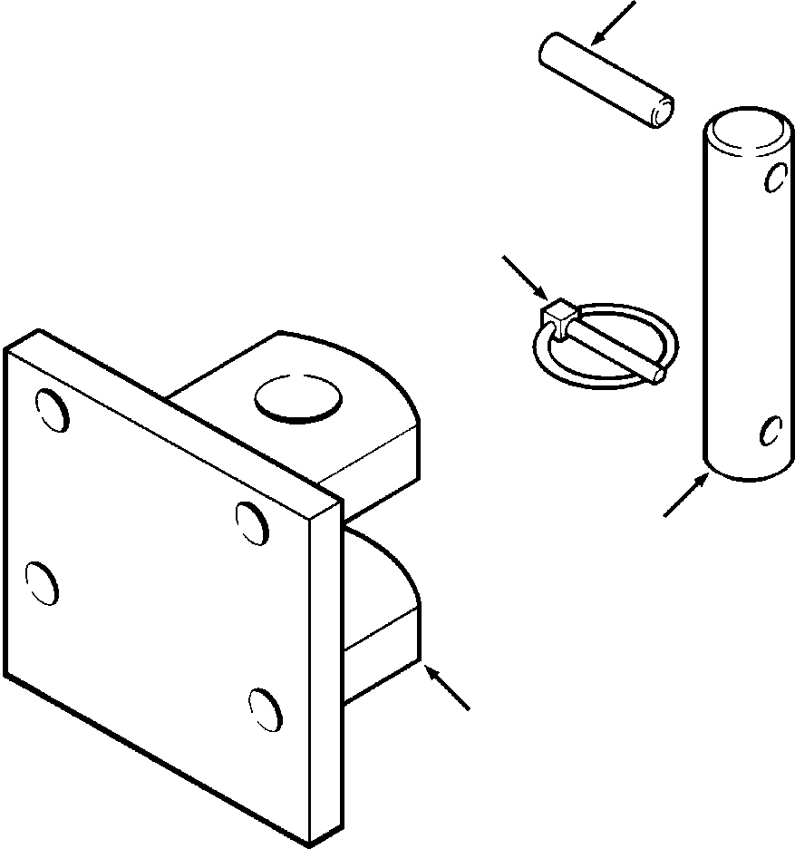 Bulldozers Komatsu / D38E-1/P-1 S/N P085501-P085798(D38EP1) / RIGID DRAWBAR(09-010 : 09ARTD9H.001)