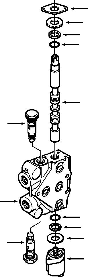 Bulldozers Komatsu / D38E-1/P-1 S/N P085501-P085798(D38EP1) / BLADE ANGLE OR RIPPER SECTION(10-044 : 10BHTD9H.005)