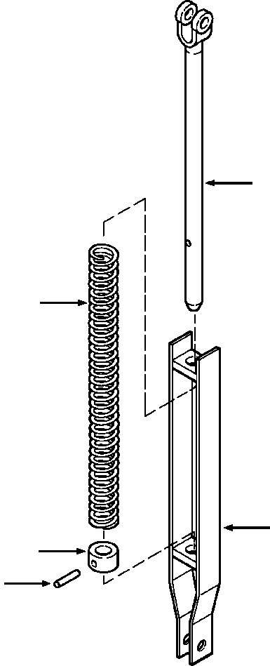 Bulldozers Komatsu / D39E-1A/P-1A S/N P096338-UP(D39EP1A) / FIG. B0000-01A2 DECELERATOR OVER TRAVEL(B-006 : B0000-01A2)