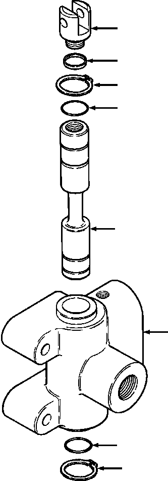 Bulldozers Komatsu / D39E-1A/P-1A S/N P096338-UP(D39EP1A) / FIG. F2300-08A0 NEUTRAL START VALVE(F-052 : F2300-08A0)