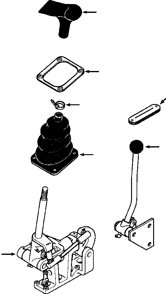 Bulldozers Komatsu / D39E-1A/P-1A S/N P096338-UP(D39EP1A) / FIG. K2400-07A2 EQUIPMENT VALVE CONTROLS - FOUR SPOOL VALVE(K-092 : K2400-07A2)
