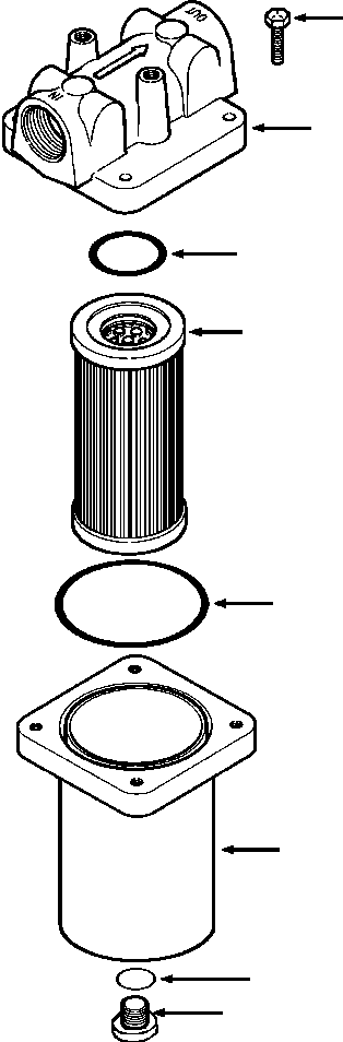 Bulldozers Komatsu / D39E-1/P-1 S/N P095872-P096337(D39EP1EM) / SUCTION STRAINER(07-022 : 07BVTD9H.001)