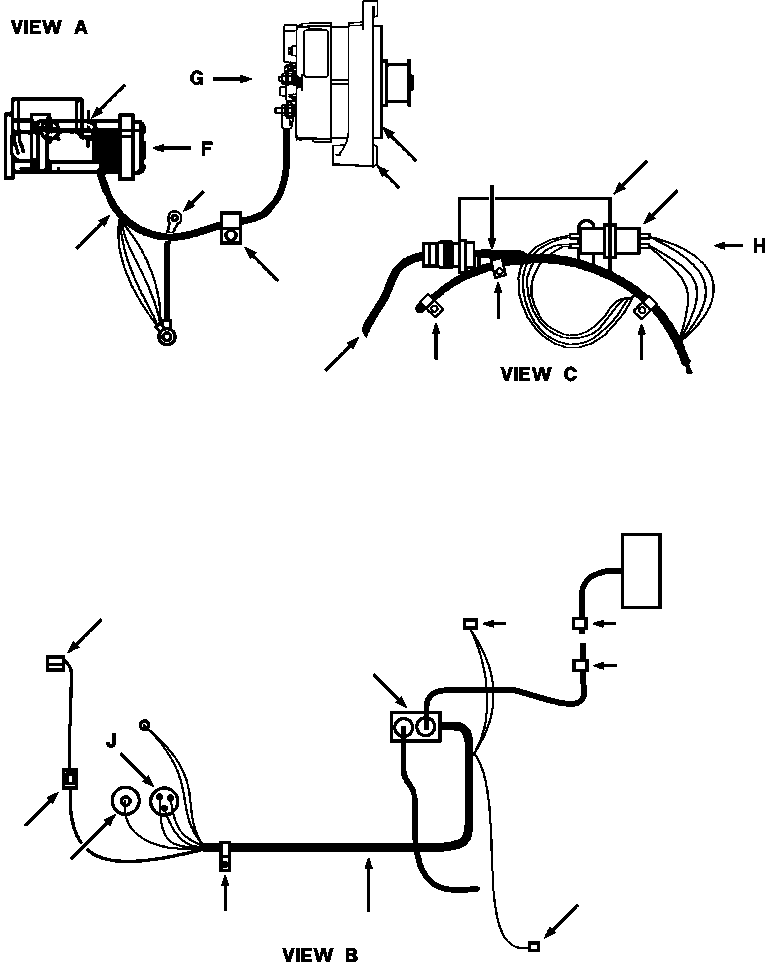 Bulldozers Komatsu / D39E-1/P-1 S/N P095872-P096337(D39EP1EM) / WIRING WITH ROPS CANOPY(08-002 : 08ADD32E.002)