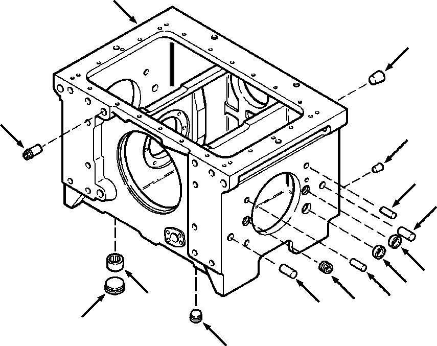 Bulldozers Komatsu / D39E-1/P-1 S/N P095872-P096337(D39EP1EM) / REAR MAIN FRAME(09-006 : 09AMTD9H.001)