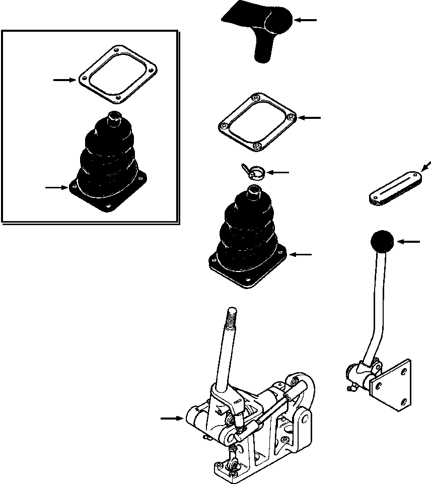 Bulldozers Komatsu / D39E-1/P-1 S/N P095872-P096337(D39EP1EM) / EQUIPMENT VALVE CONTROLS FOUR SPOOL VALVE(10-034 : 10AZ789H.002)