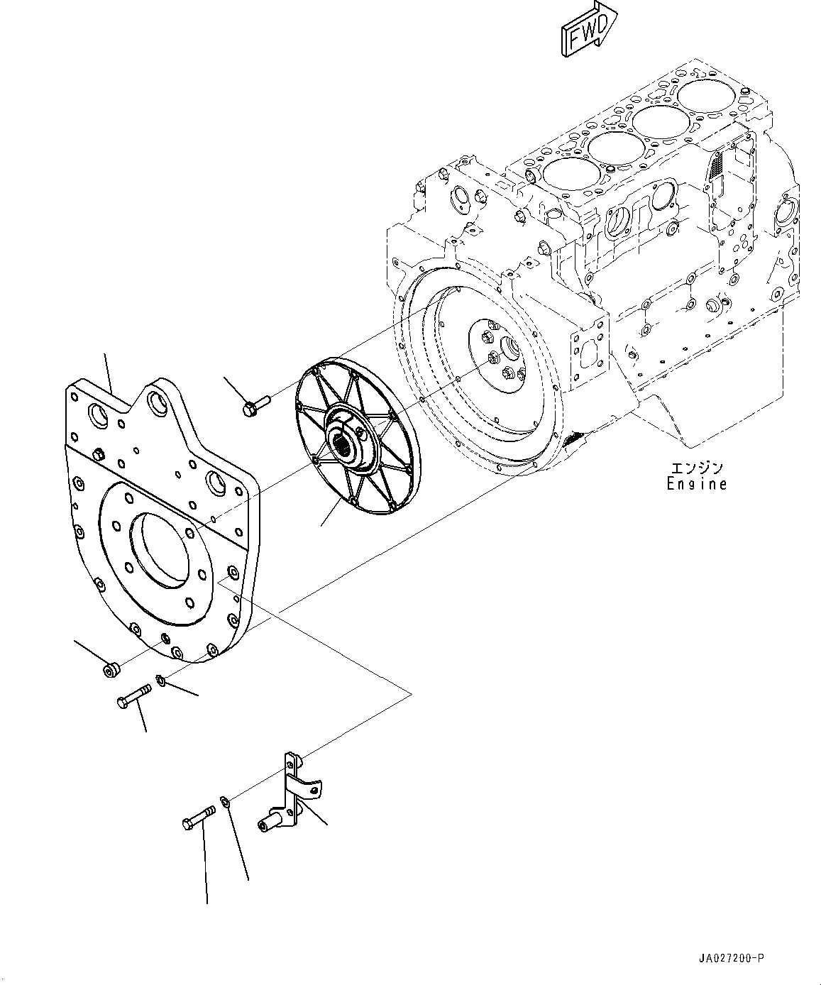 Bulldozers Komatsu / D51EXI-24 S/N B20001-UP(D51EXI24) / Damper (#B20001-)(B011001 : B0600-001001)
