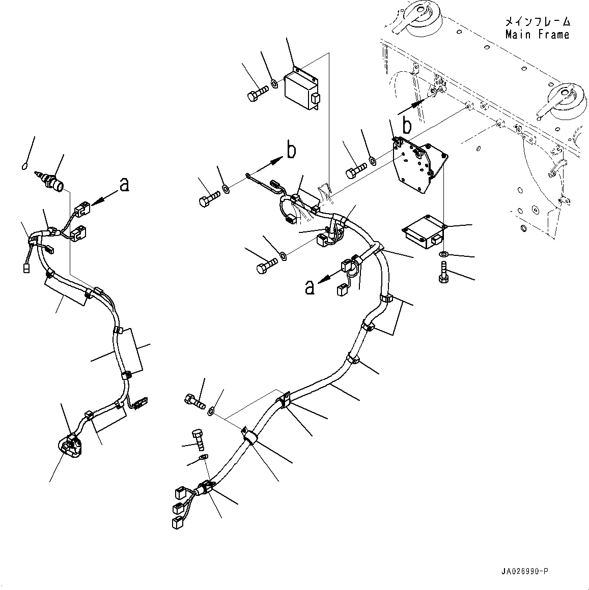 Bulldozers Komatsu / D51EXI-24 S/N B20001-UP(D51EXI24) / Electric Wiring Harness, Wiring Harness (2/2) (#B20001-)(E002003 : E0200-001003)