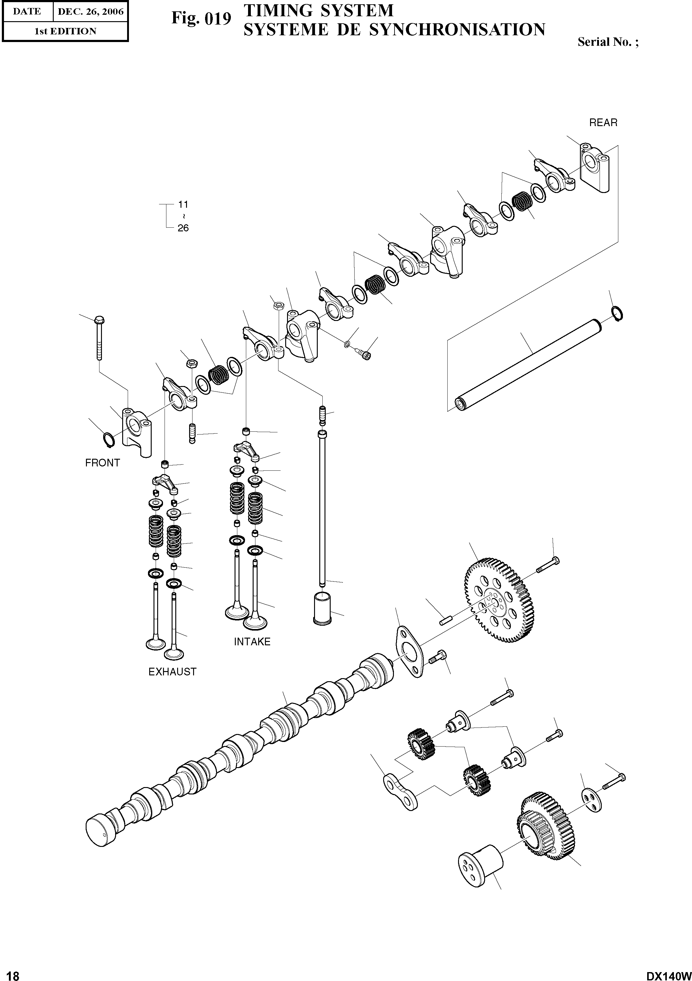 Other: DOOSAN-DAEWOO / DX140W(DX140W) / TIMING SYSTEM(019 : 019)