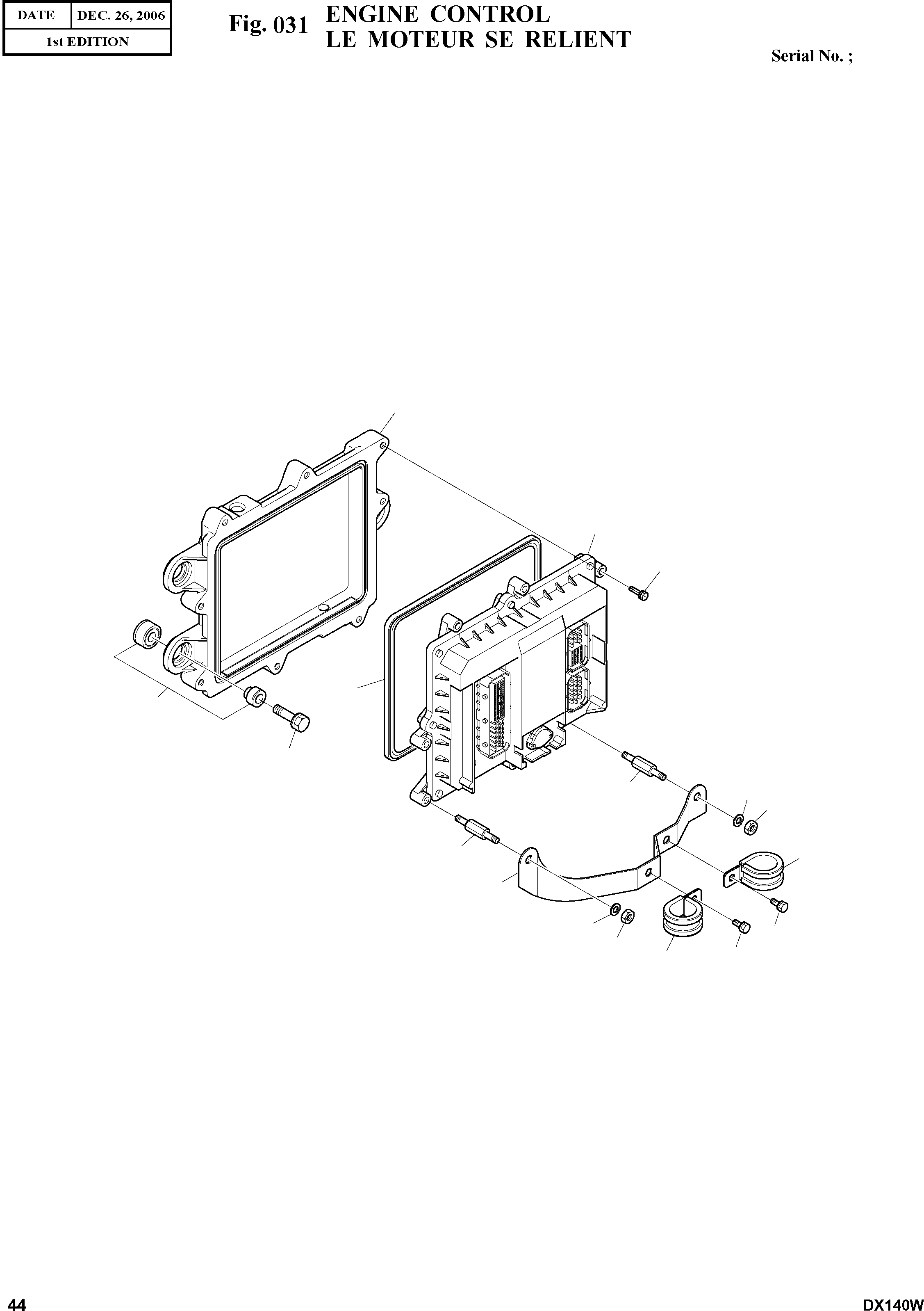 Other: DOOSAN-DAEWOO / DX140W(DX140W) / ENGINE CONTROL(031 : 031)