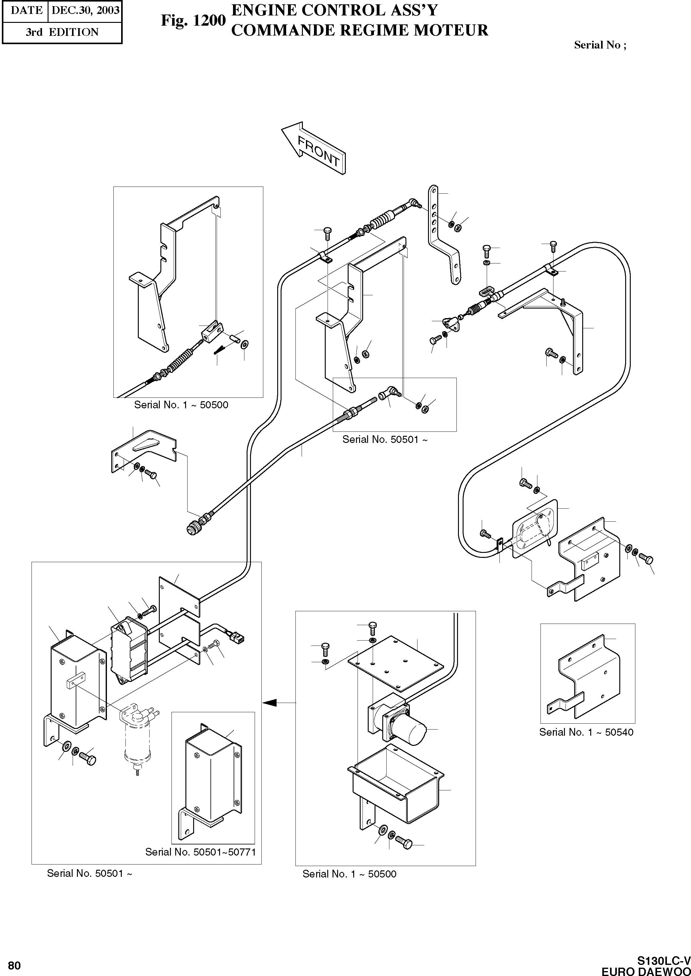 Other: DOOSAN-DAEWOO / SOLAR 130LC-V - DIEU(E130LC-V) / ENGINE CONTROL ASS