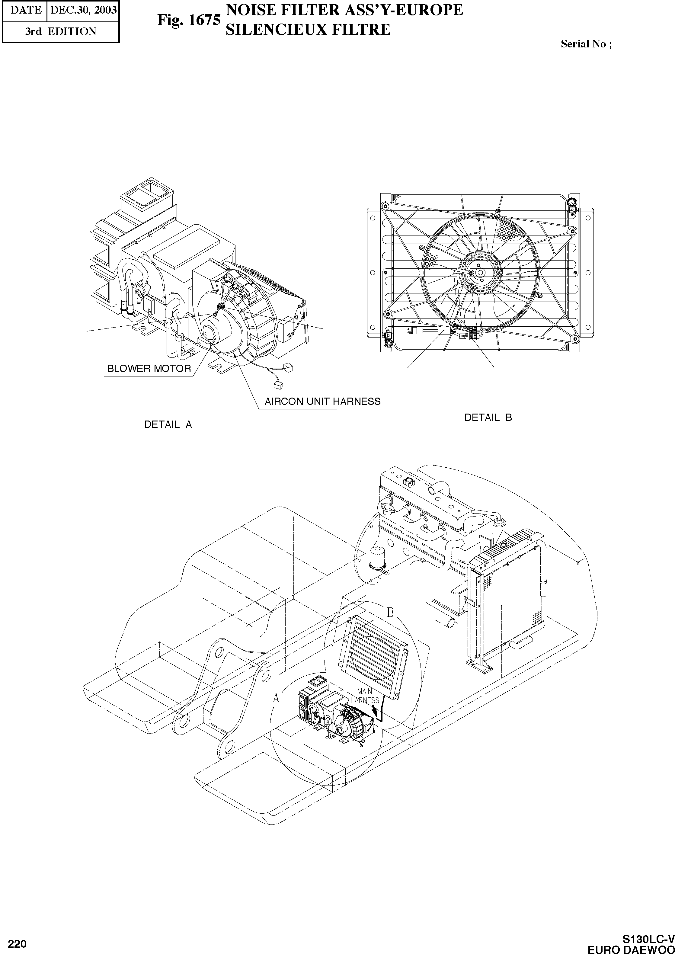 Other: DOOSAN-DAEWOO / SOLAR 130LC-V - DIEU(E130LC-V) / NOISE FILTER ASS