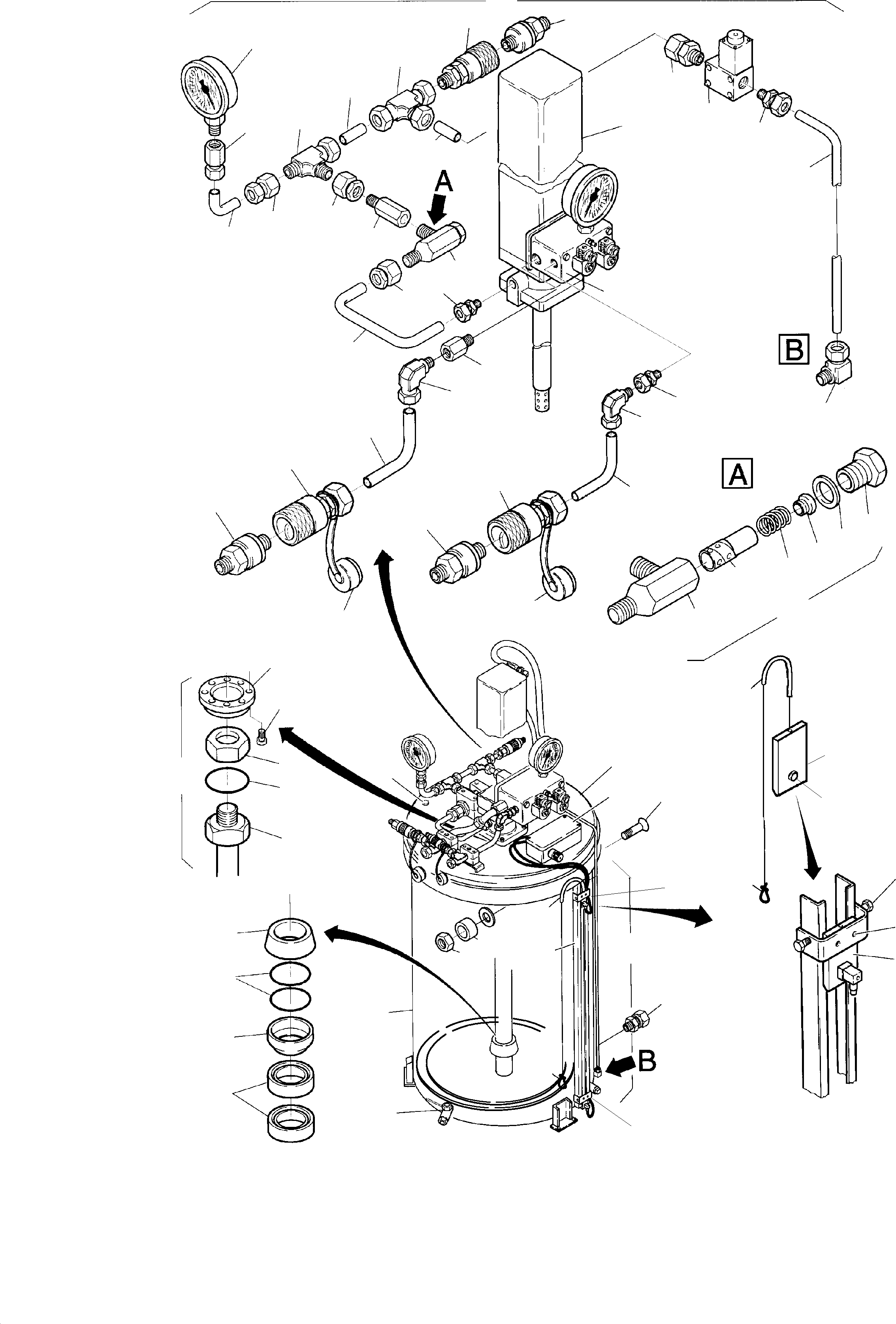 Excavators Mining Komatsu / PC 3000-1 06 169 05.11.1999(G06169) / Lube Pump Station(991-0155 : 991-0155)