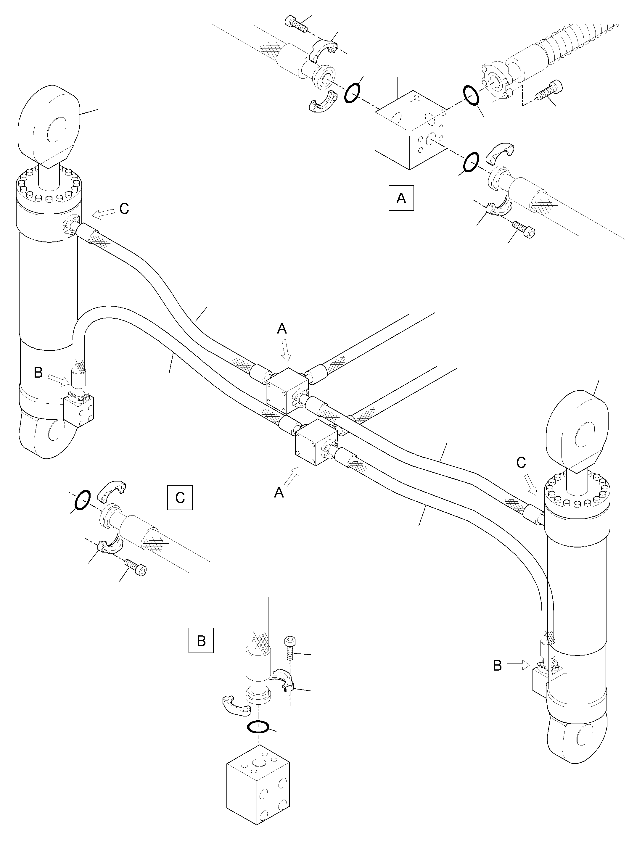Excavators Mining Komatsu / PC3000-6 S/N 06259(G06259) / Bullclam Bucket 15 cbm(485-5004c : 485-5004c)