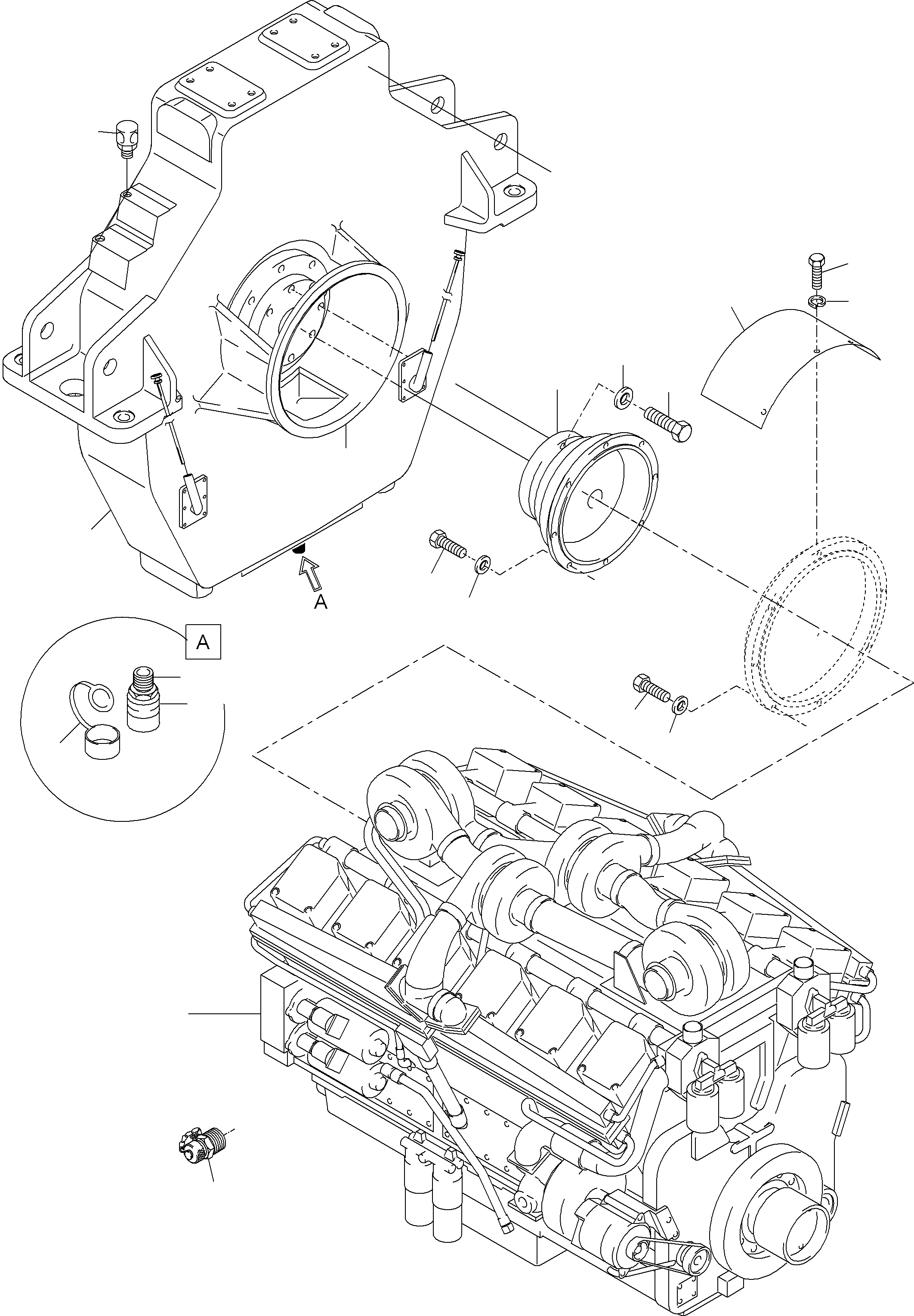 Excavators Mining Komatsu / PC3000-6 S/N 06259(G06259) / Drive Assembly(485-1218b : 485-1218b)