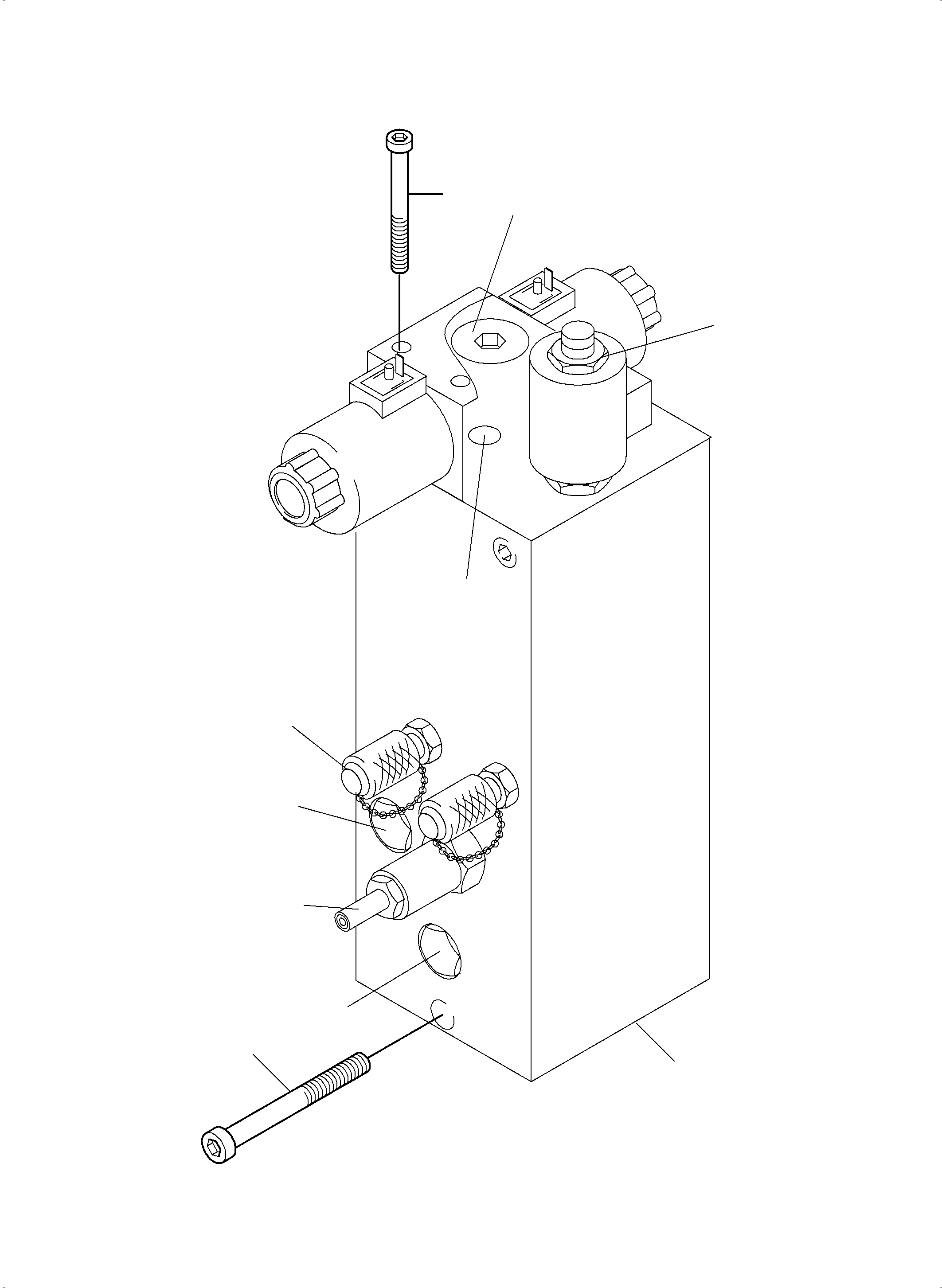 Komatsu parts book diagram for PC3000-6E S/N 06262: VALVE - LADDER 60 BAR