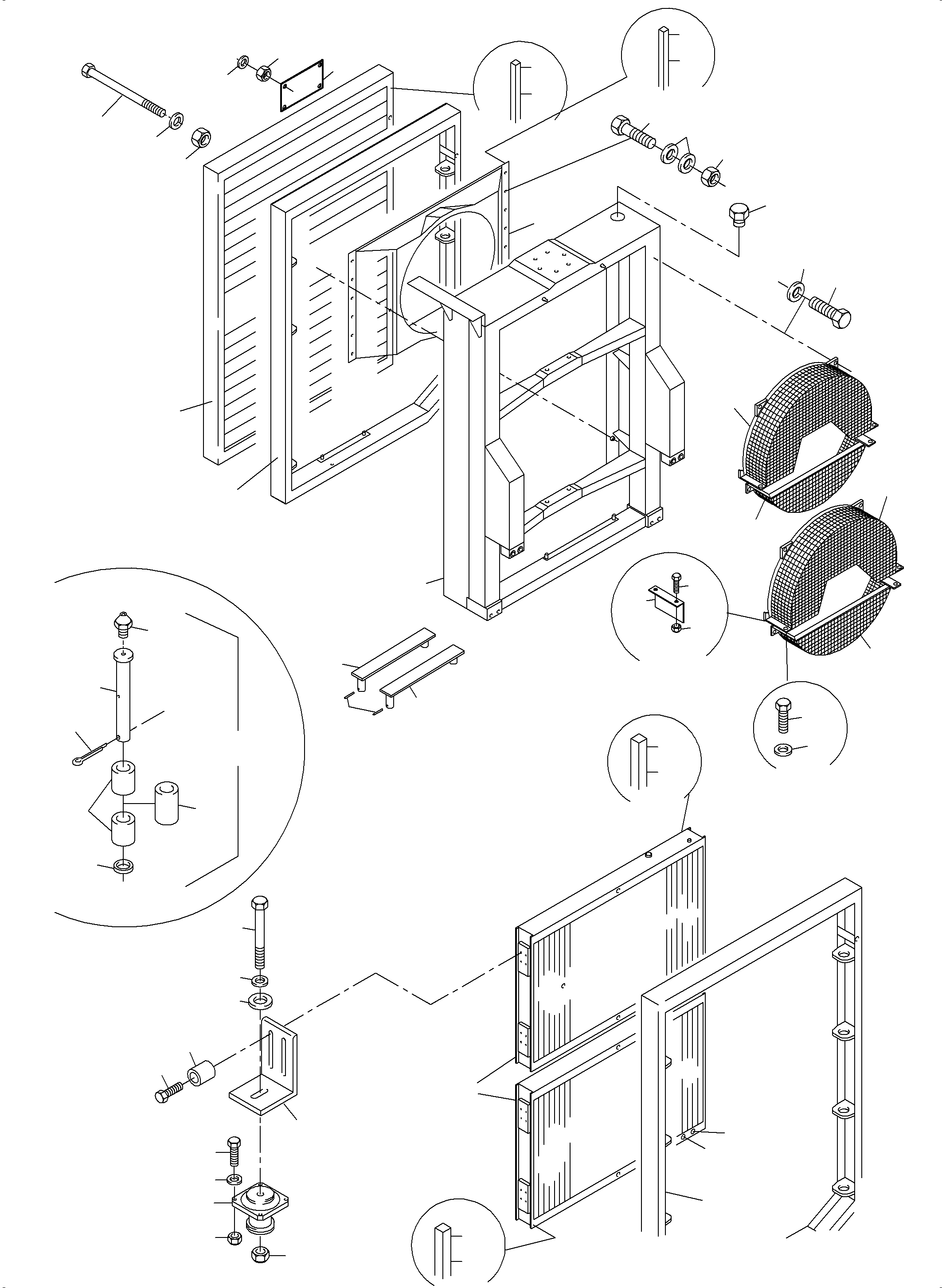 Komatsu parts book diagram for PC3000-6E S/N 06262: OIL COOLER SYSTEM