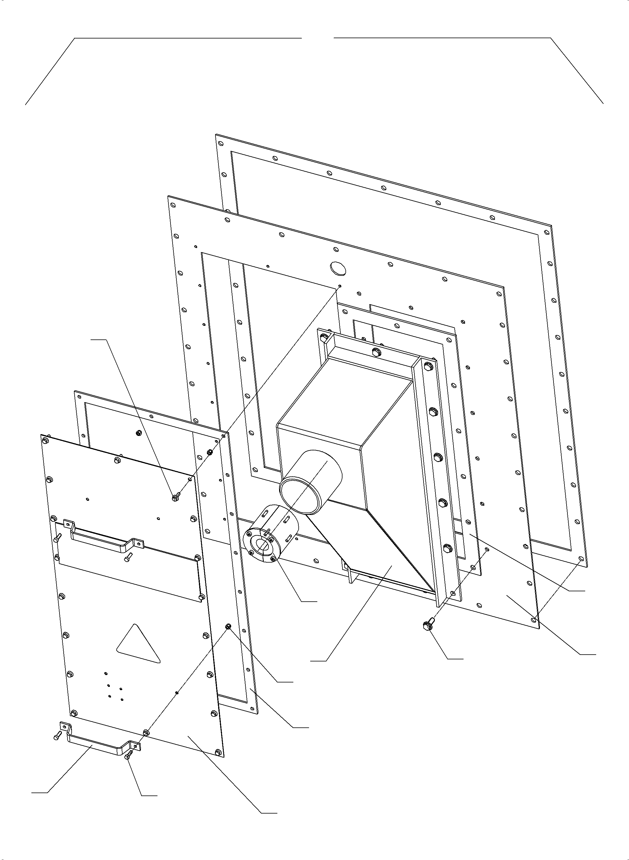 Komatsu parts book diagram for PC3000-6E S/N 06262: HOOD ASSY.