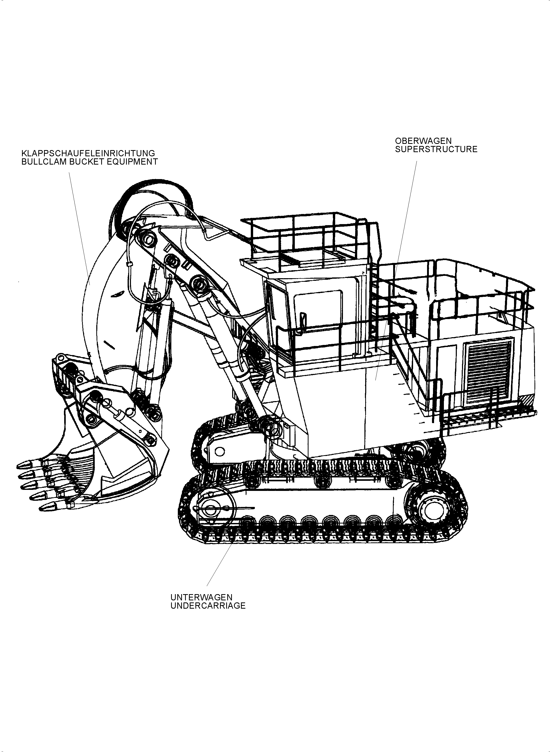 Komatsu parts book diagram for PC3000-6E S/N 06262: 