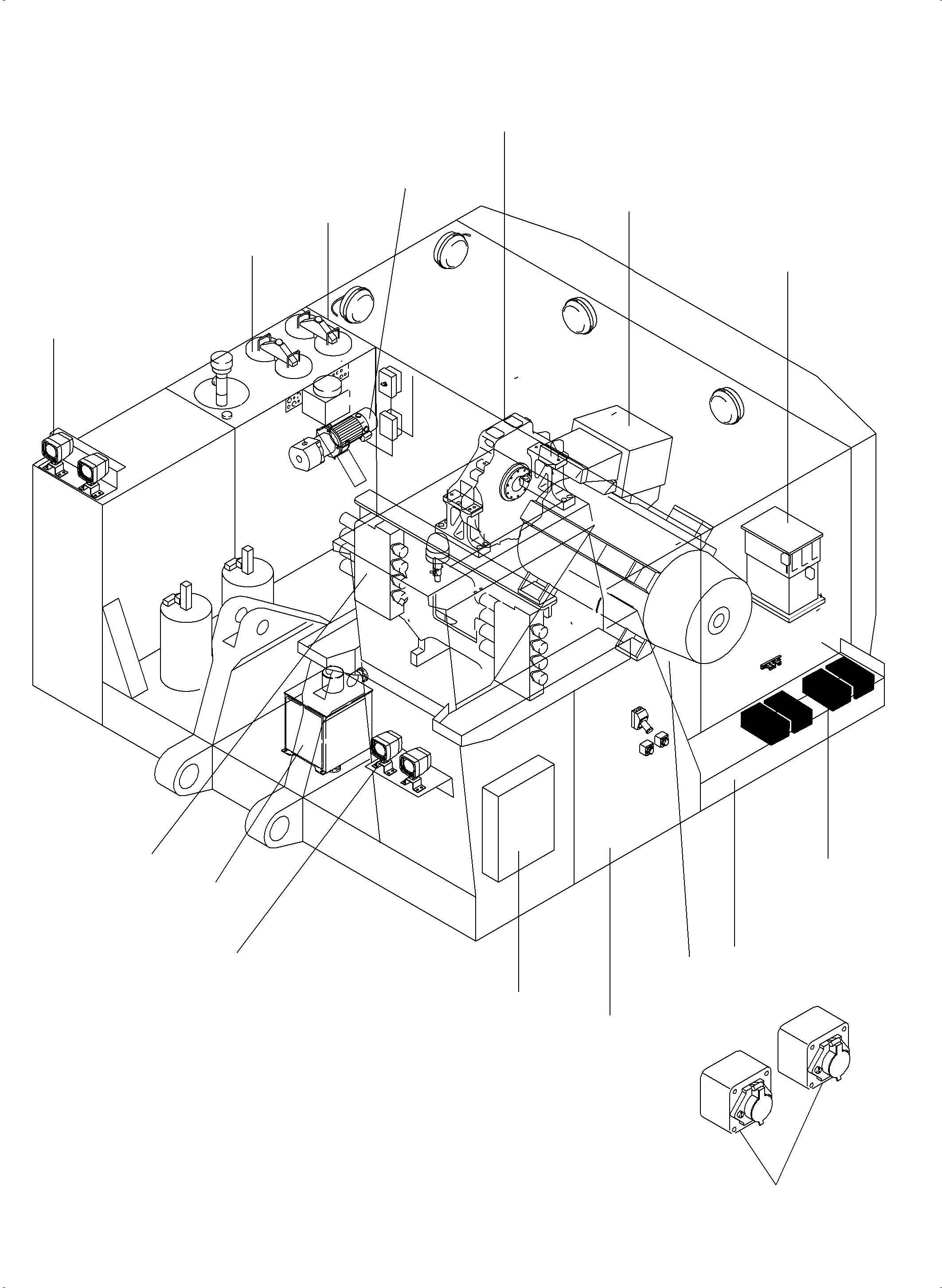 Komatsu parts book diagram for PC3000-6E S/N 06262: ELECTRIC EQUIPMENT