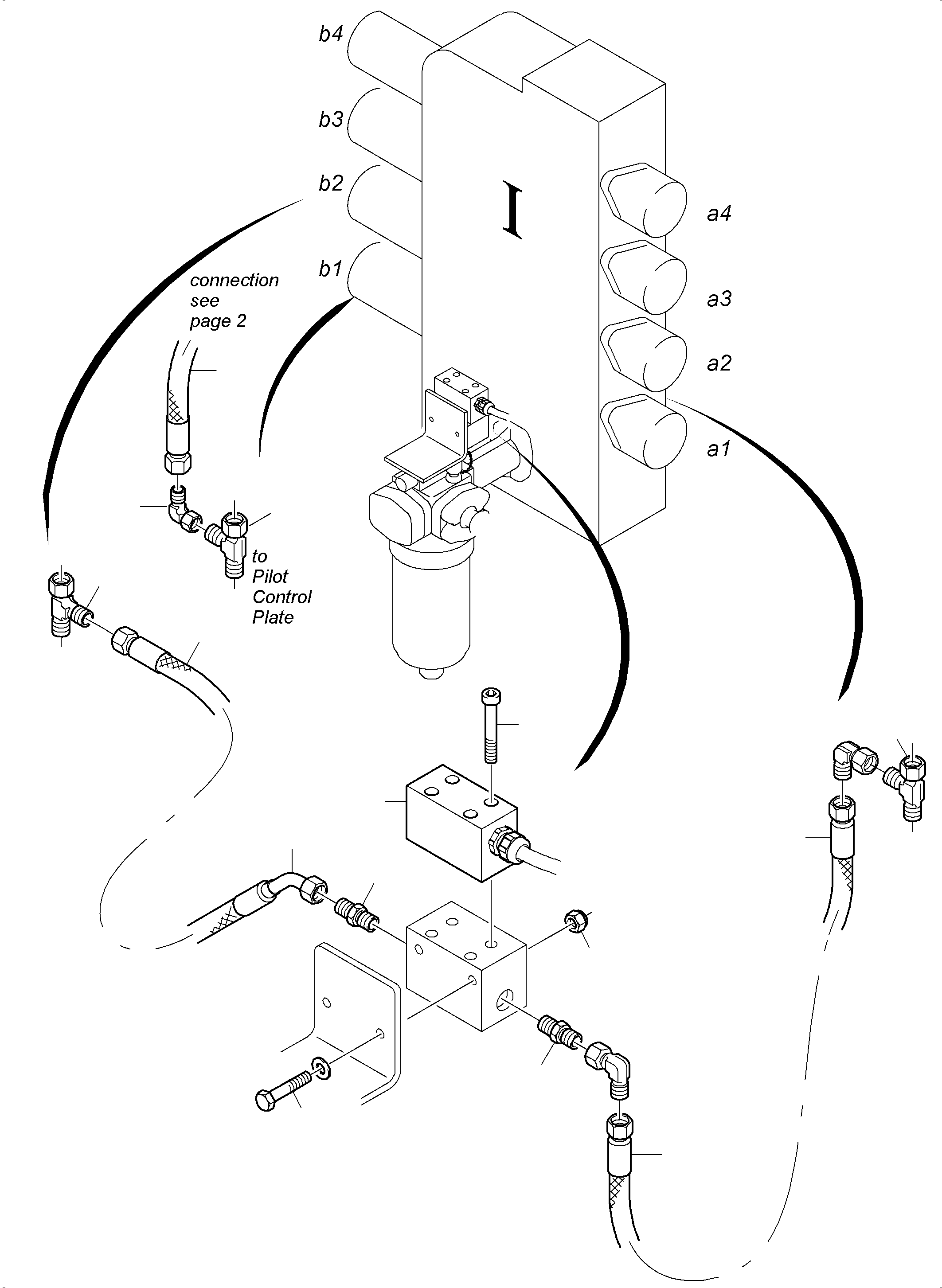Komatsu parts book diagram for PC3000-6E S/N 06262: FLOAT POSITION