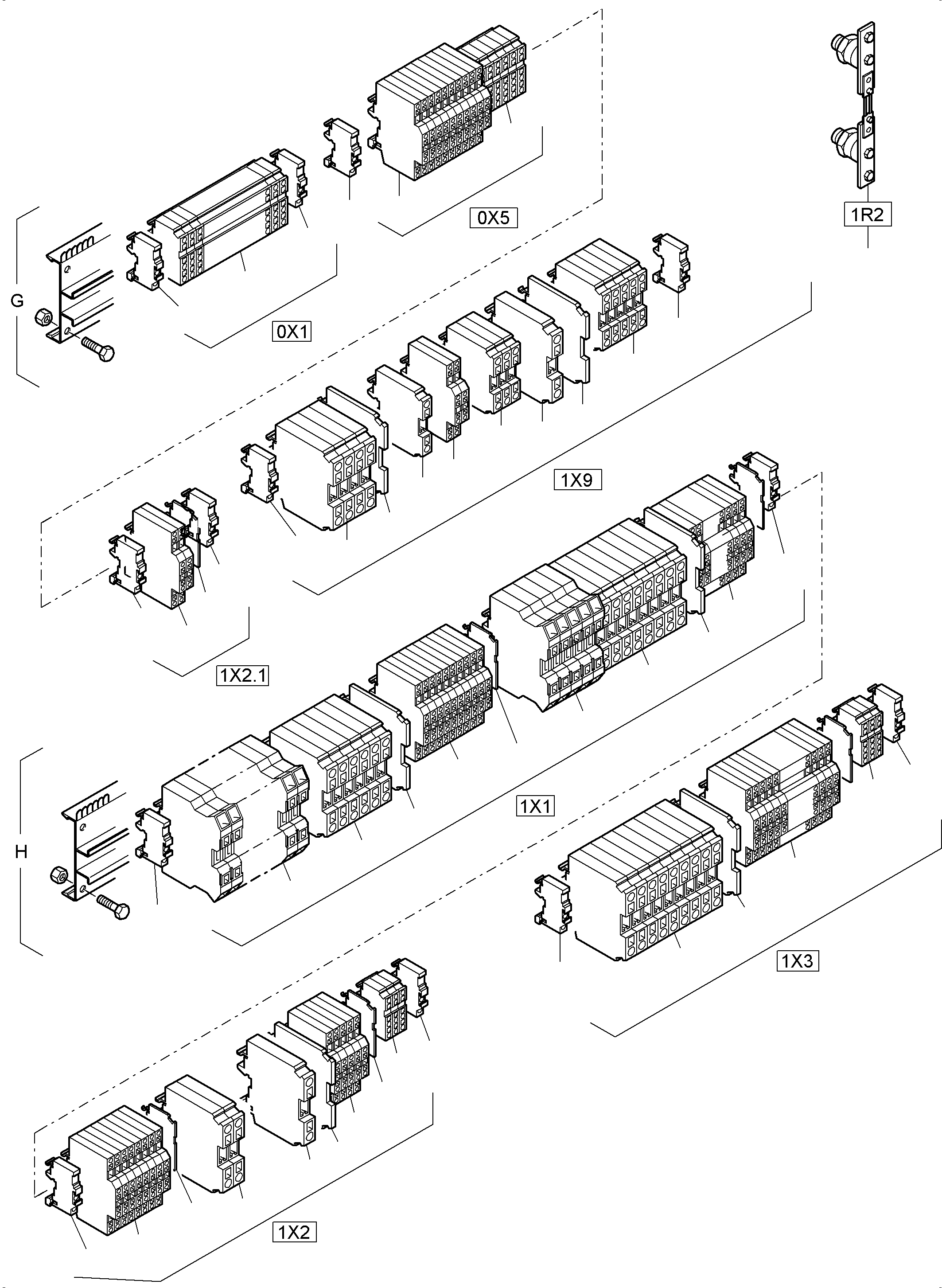 Komatsu parts book diagram for PC3000-6E S/N 06262: ELECTRIC-MOUNTING PLATE - NS