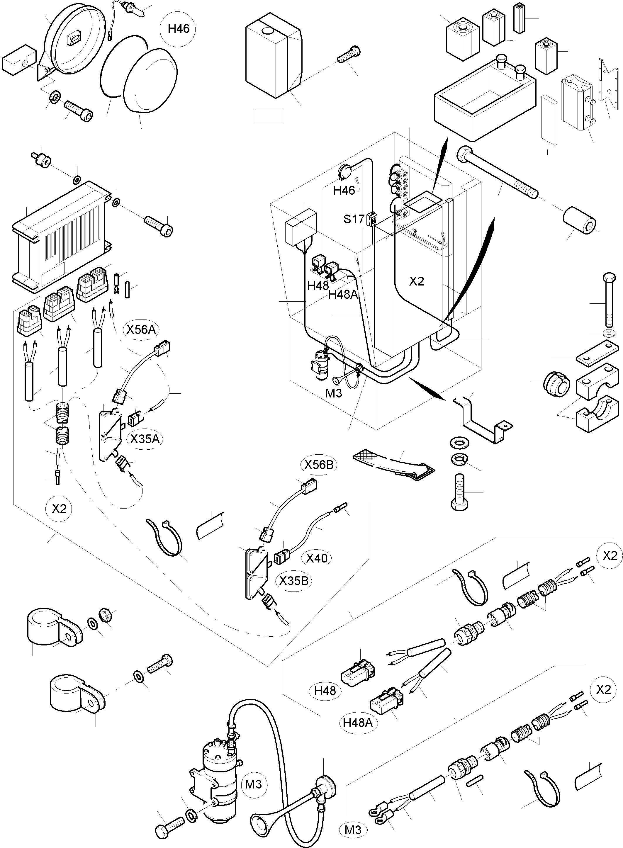 Excavators Mining Komatsu / PC3000-6 S/N 06264(G06264) / Electric - Cab Support(485-2136e : 485-2136e)