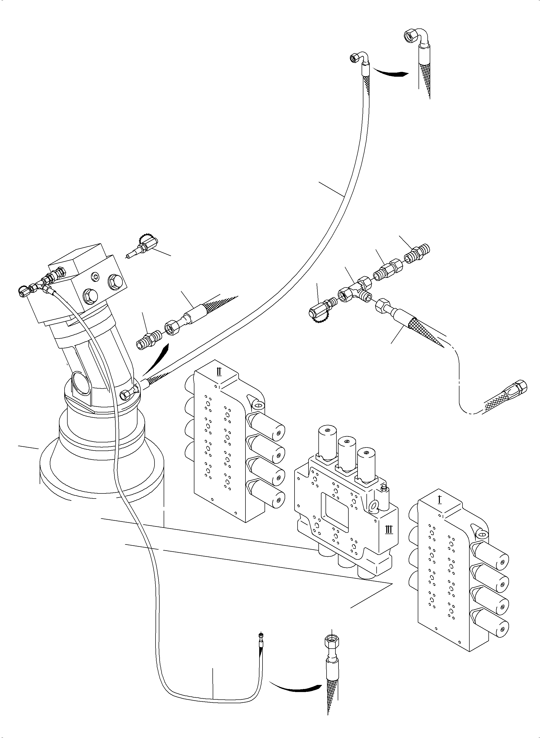 Komatsu parts book diagram for PC3000-6 S/N 06267: CONTROL SLEW GEAR (X,Y)
