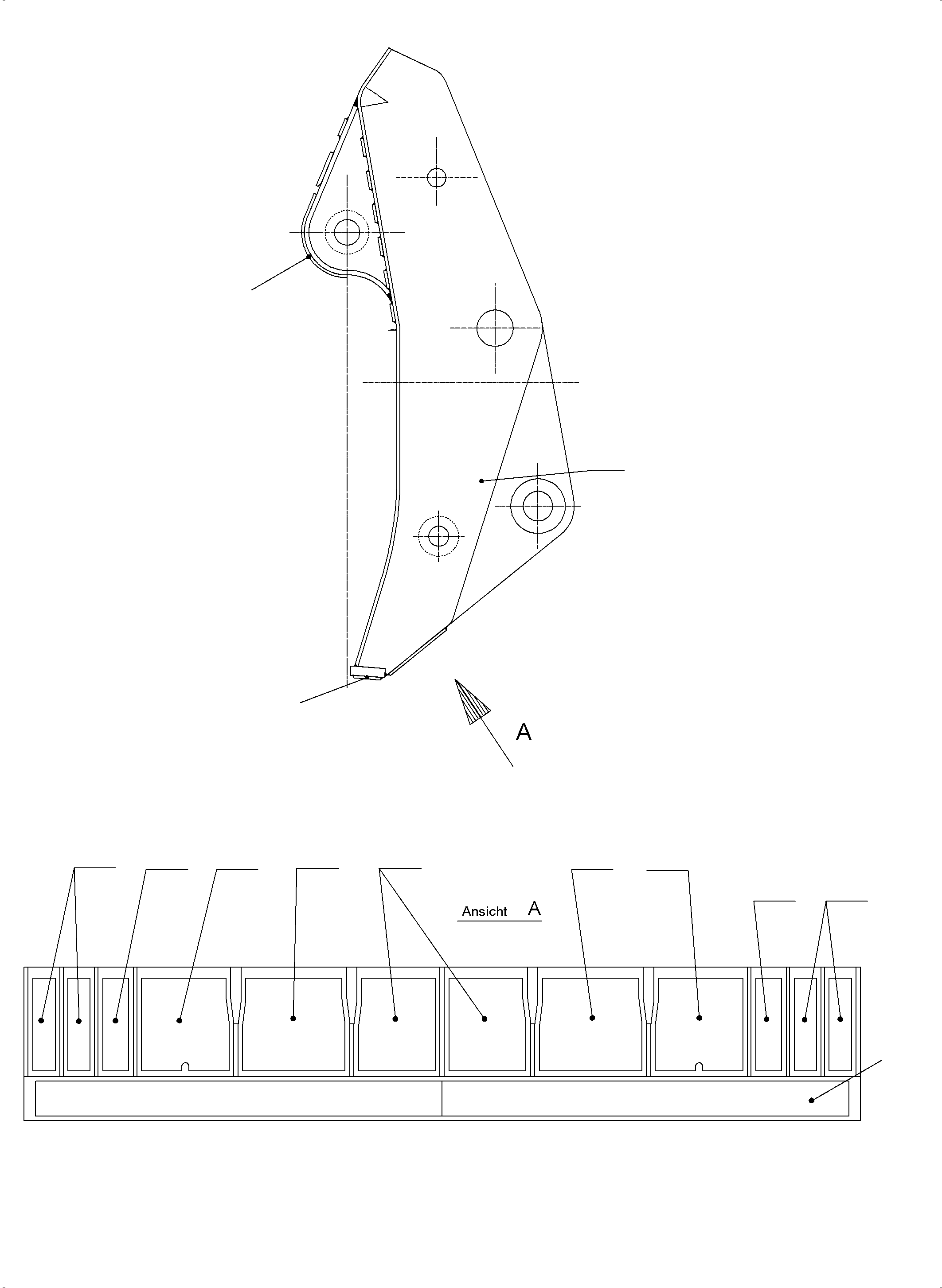 Komatsu parts book diagram for PC3000-6 S/N 06278: WEAR PACKAGE BACK PANEL AND BULLCLAM 15/16M3 WP4