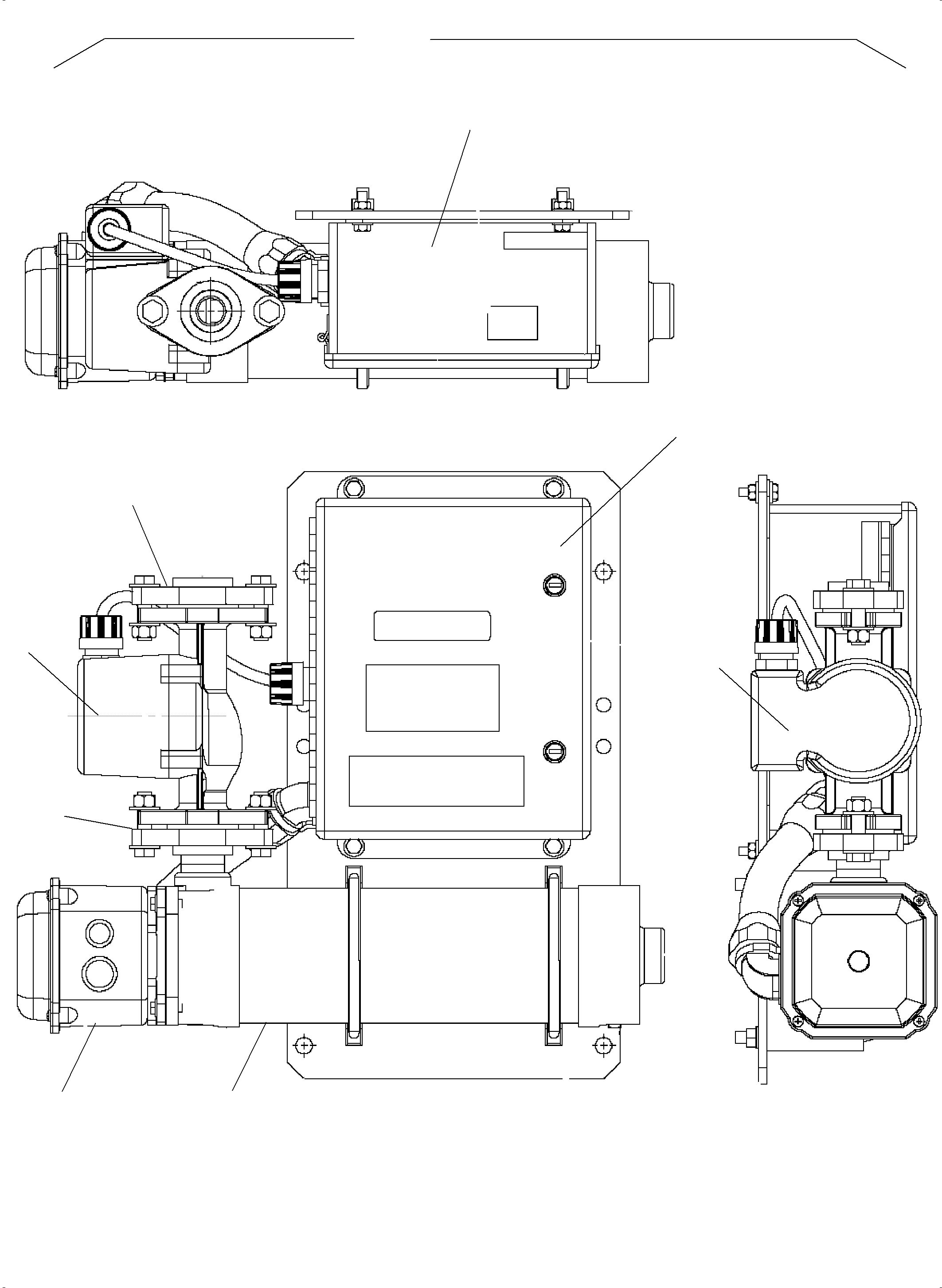 Komatsu parts book diagram for PC3000-6 S/N 06278: WATER HEATING