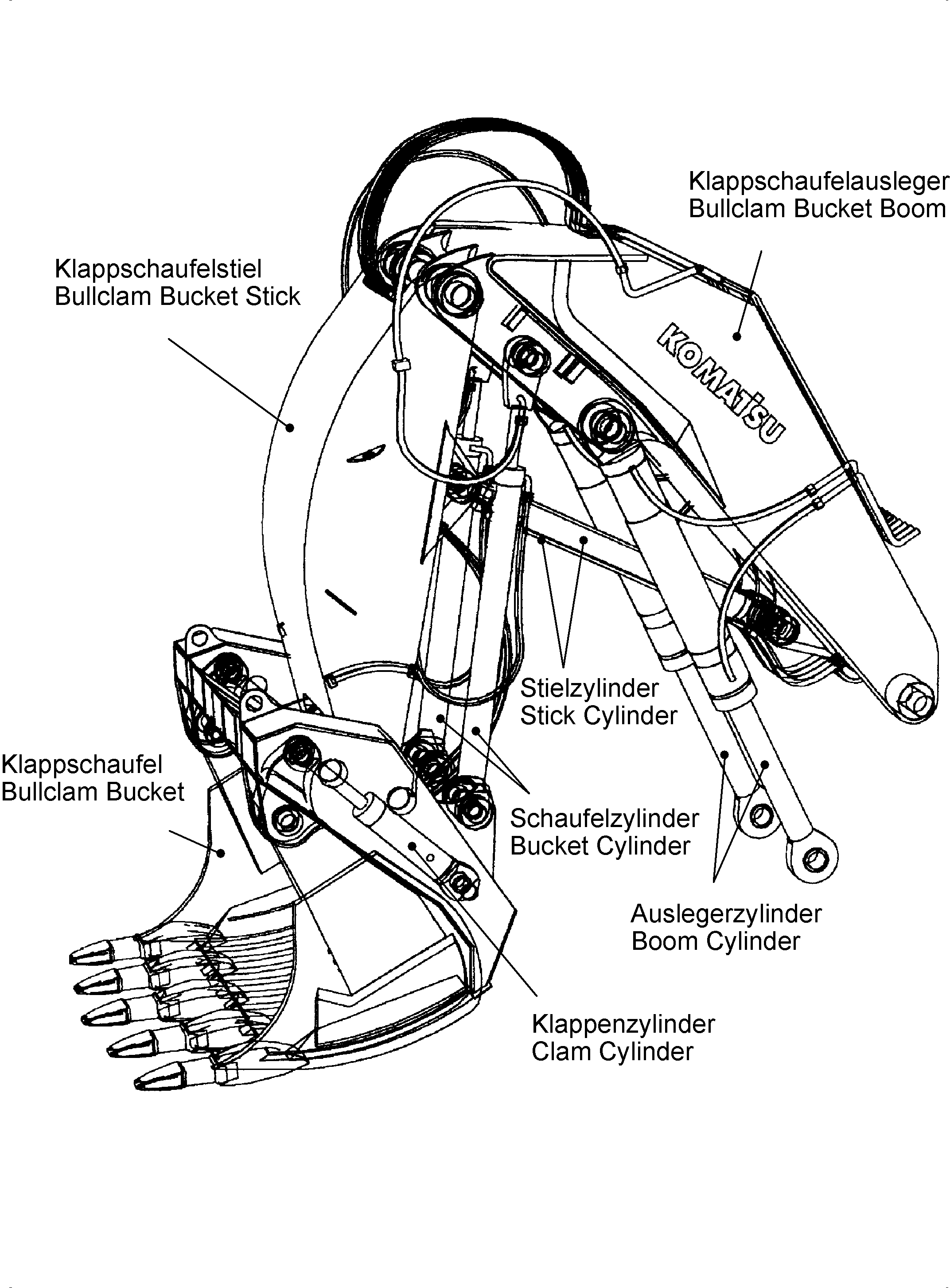 Komatsu parts book diagram for PC3000-6 S/N 06279: 