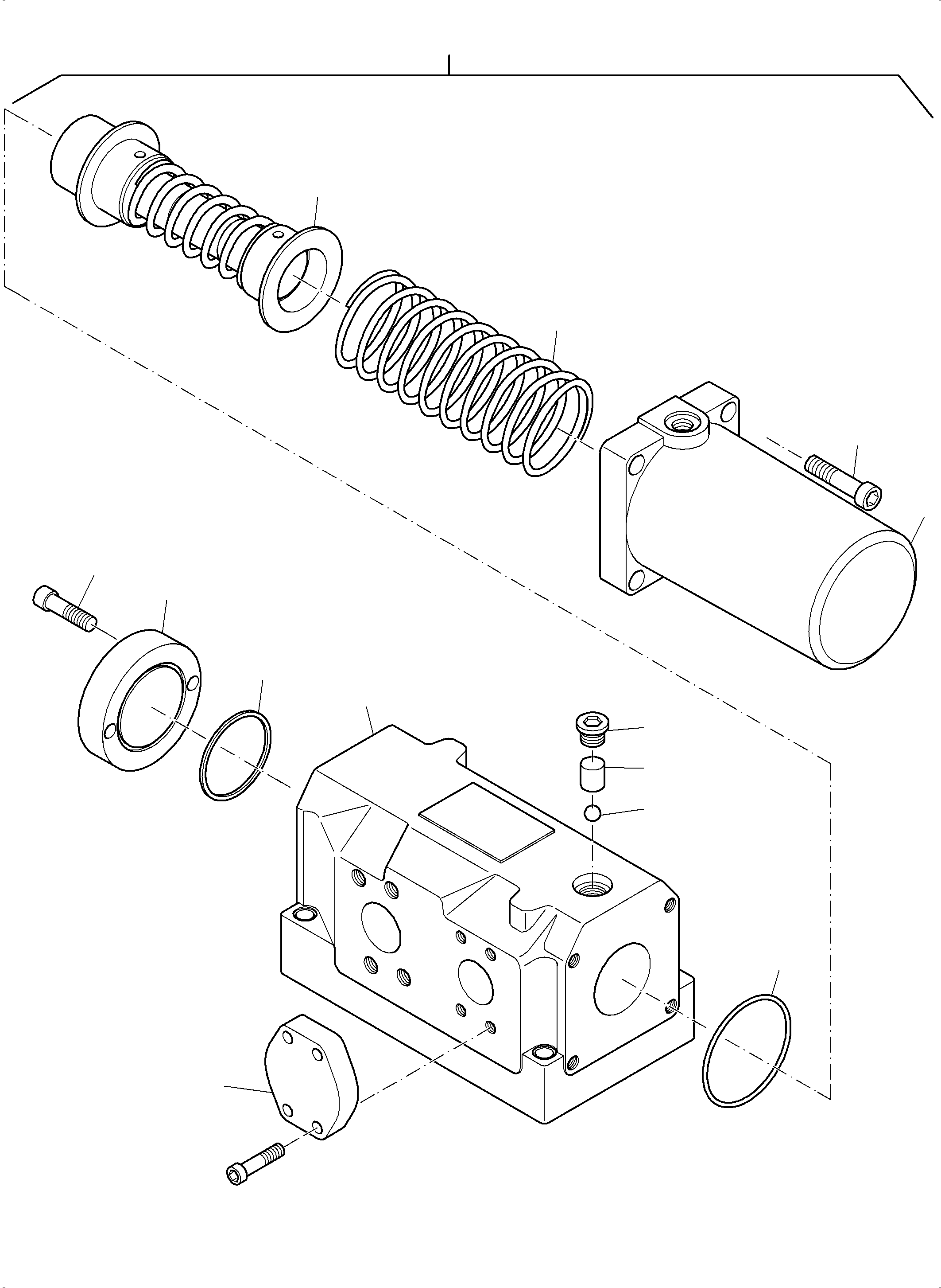 Komatsu parts book diagram for PC3000-6E S/N 06313: COUNTERSUNK VALVE