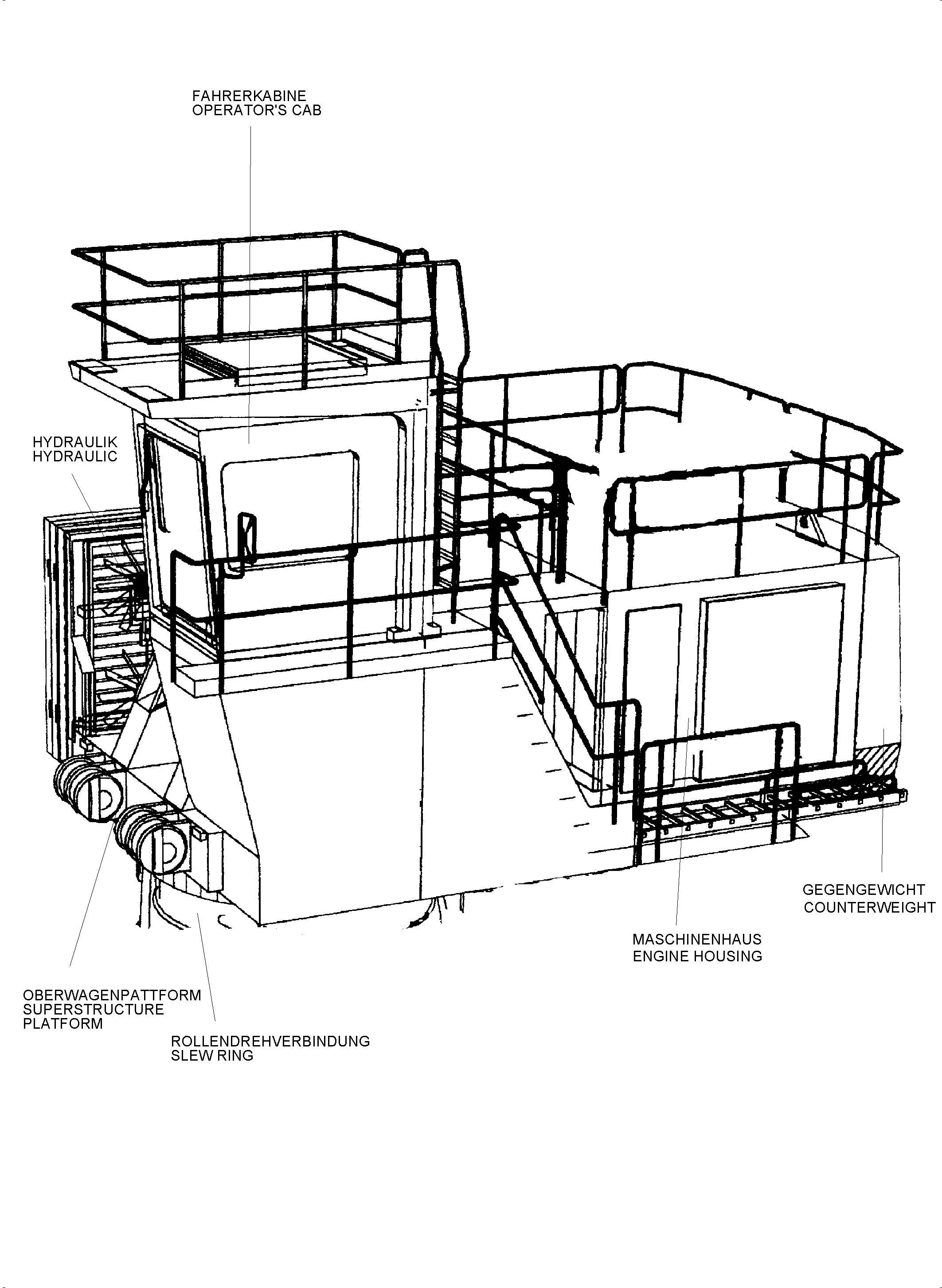 Komatsu parts book diagram for PC3000-6E S/N 06313: 