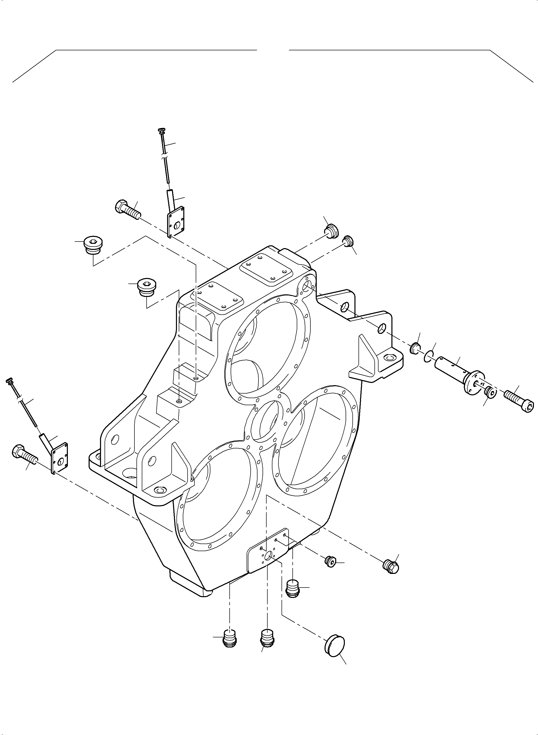 Komatsu parts book diagram for PC3000-6E S/N 06313: PUMP DISTRIBUTOR GEAR