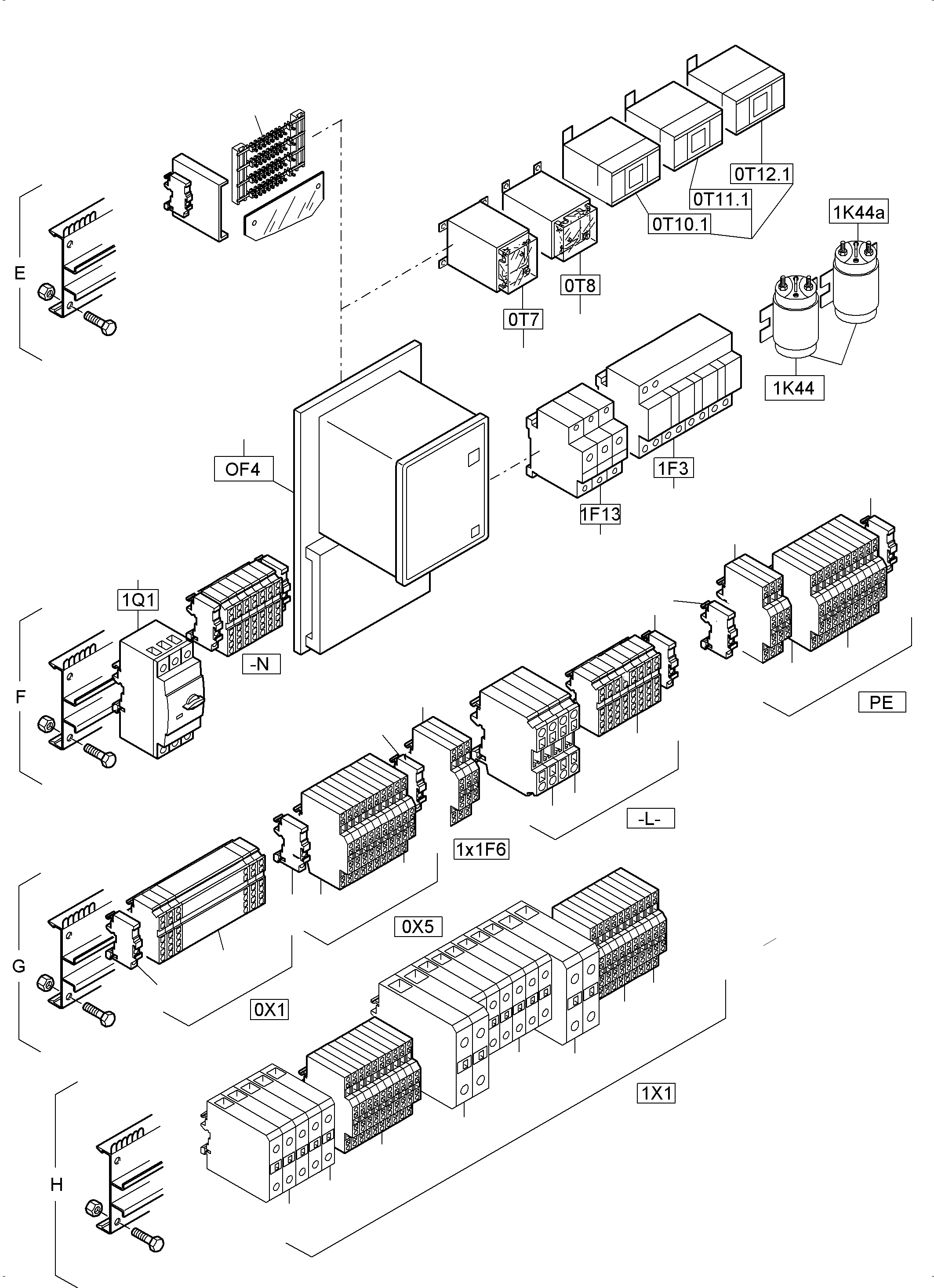 Komatsu parts book diagram for PC3000-6E S/N 06313: MOUNTING PLATE - NS