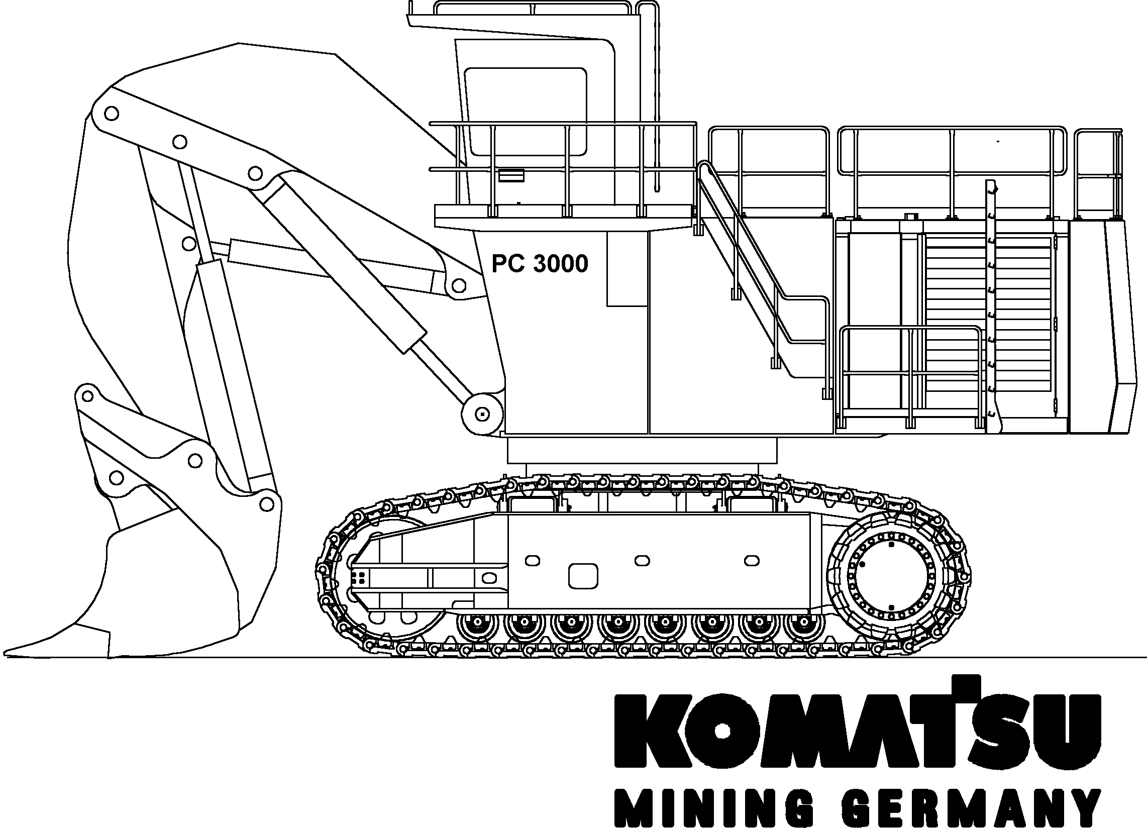 Excavators Mining Komatsu / PC3000-6E S/N 06321(G06321)