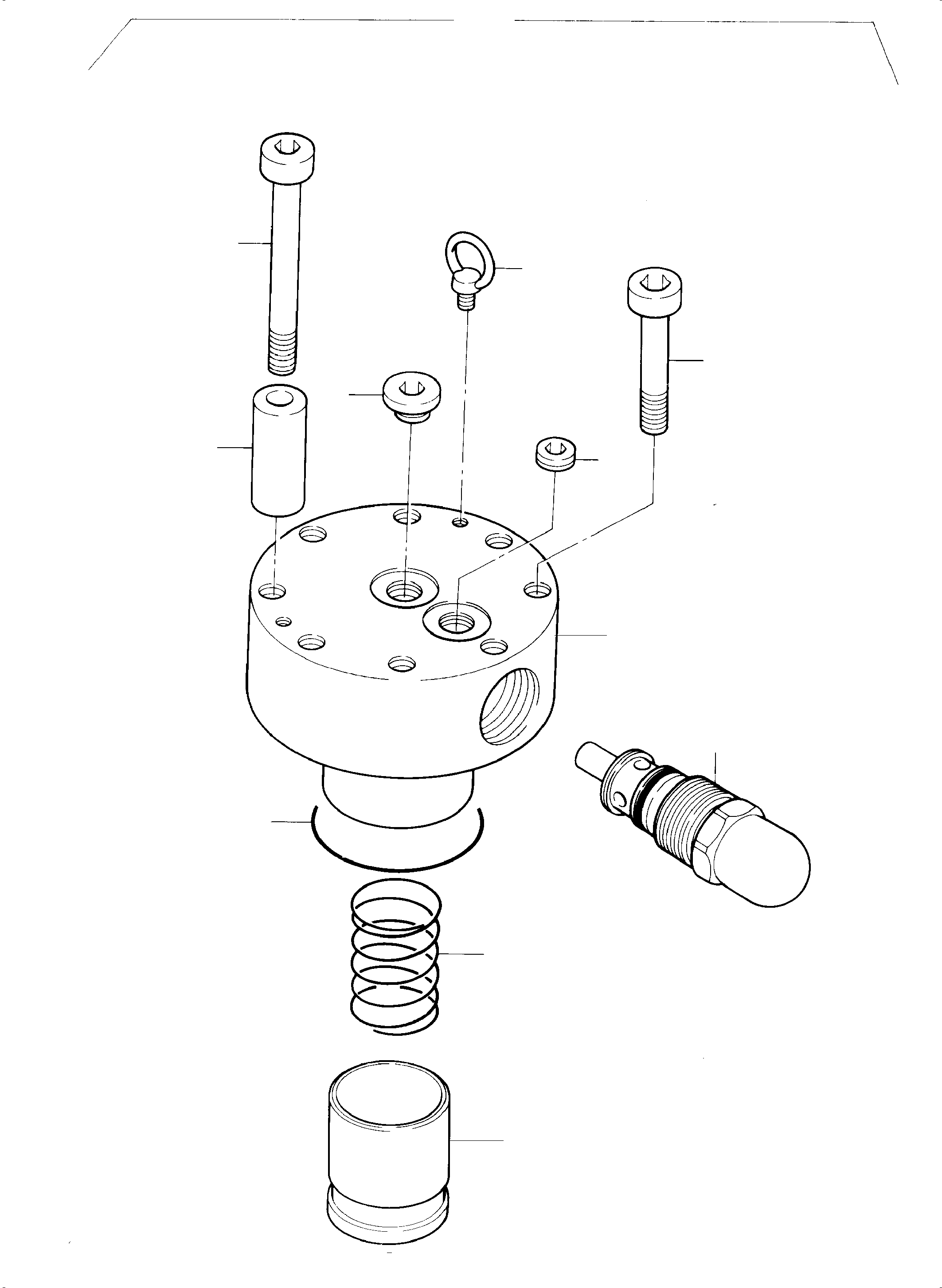 Excavators Mining Komatsu / PC3000-6E S/N 06321(G06321) / Pressure Relief Valve,Pre-controlled(991-0413b : 991-0413b)